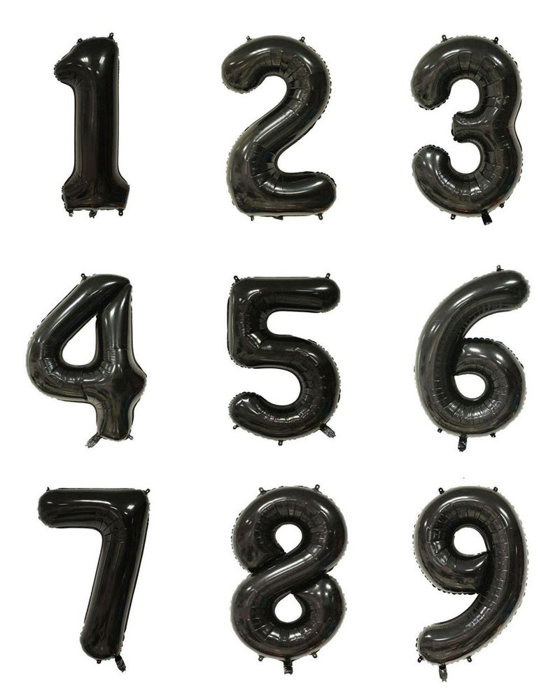 Tellpet Black Number 1 Balloon, 40 Inch - Image 2